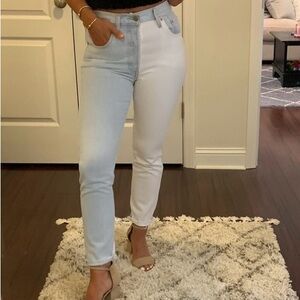 Levi’s 501 High Rise Two Faced Jeans